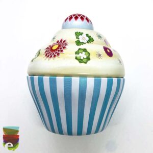 CupCake con riga azzurra